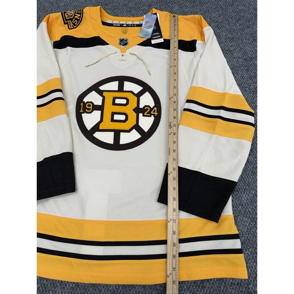 Boston Bruins Size 52 adidas 100th Year Primegreen Authentic NHL Jersey - New
